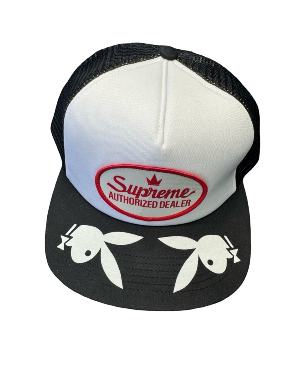Supreme Playboy Authorized Dealer Trucker Hat Black Mesh Snapback SS26 BNWT!!